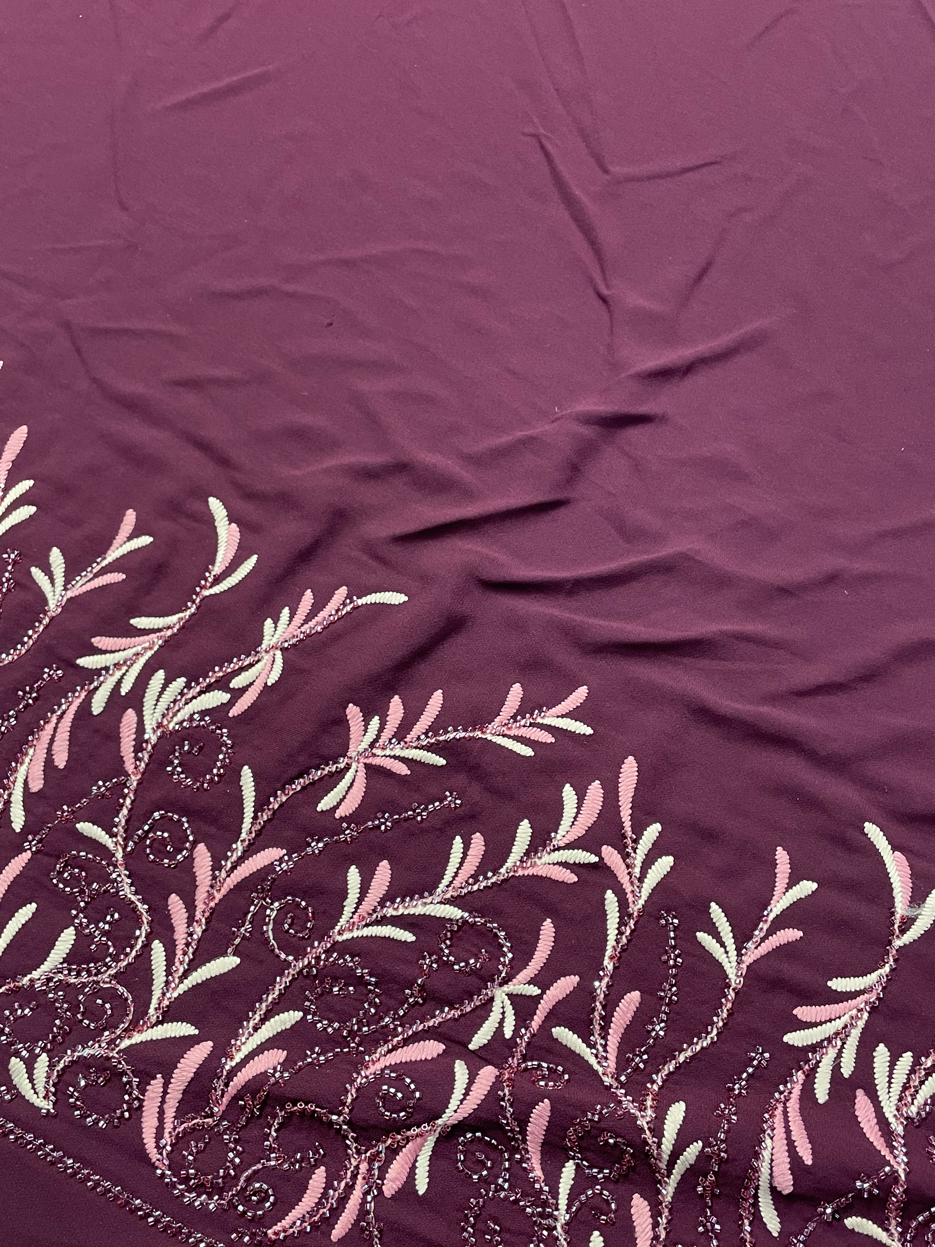 Aari Work Abaya Material