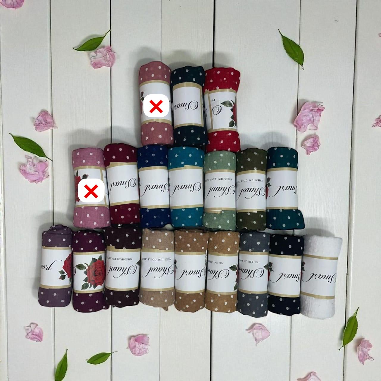 Chic Dot Crinkle Shawl Collection